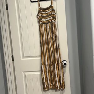 Stripped maxi dress
